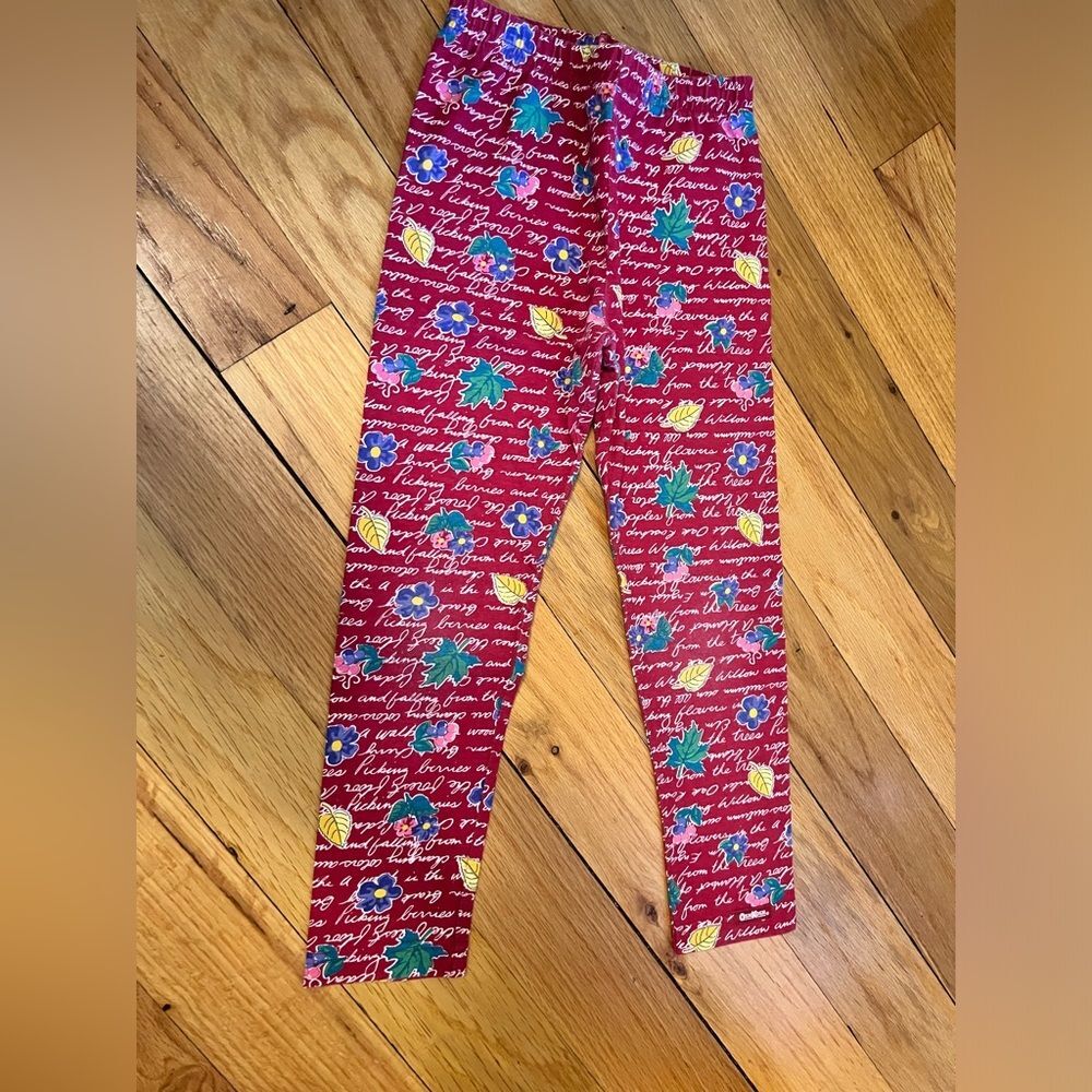 Vintage 1990s Floral Oshkosh‎ B'Gosh Leggings